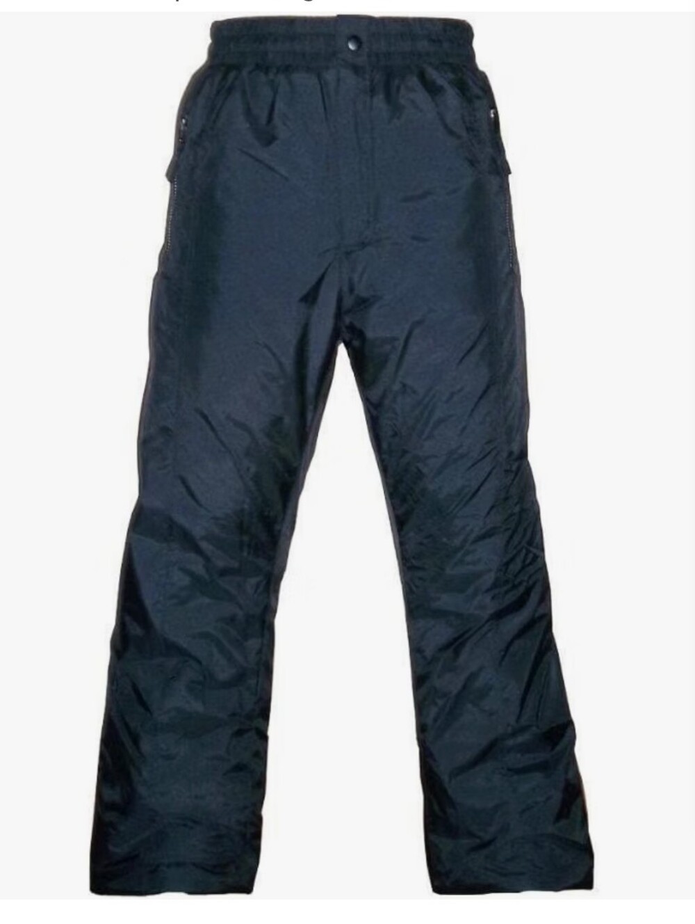 Ski Gear Men's Ski Snow Pants, Black, Size M, Waterproof Coating, Winter Outdoor